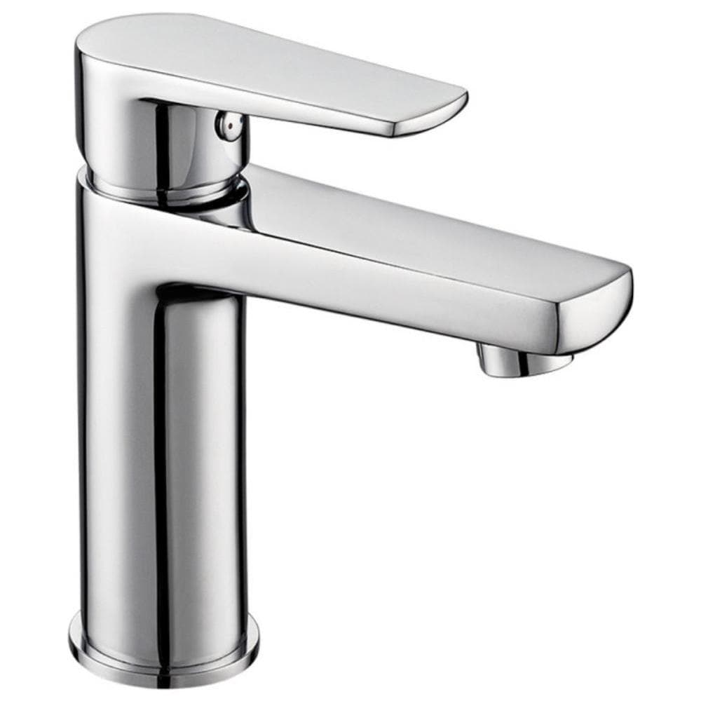 Miscelatore Rubinetto Asia Per Lavabo In Ottone Colore Cromato Con Piletta - Foto 2