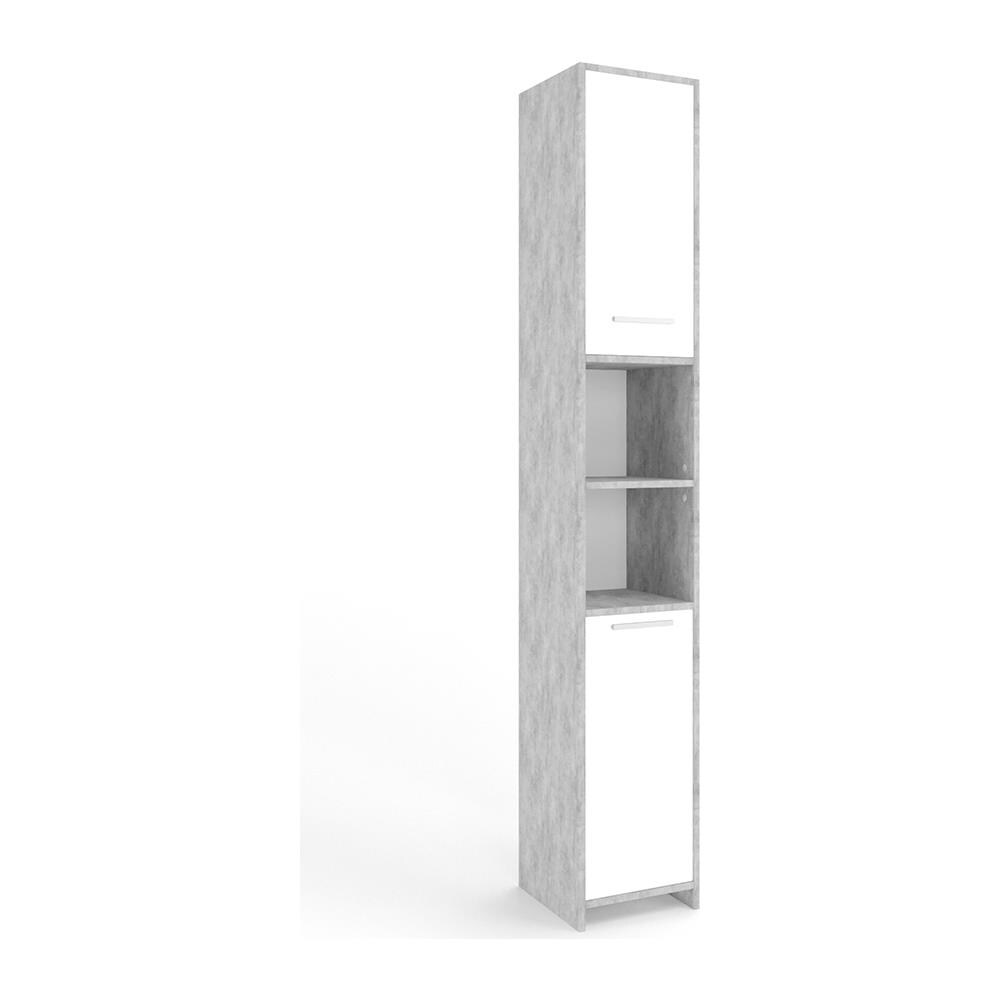 Vicco Mobiletto bagno medio Kiko Armadietto bagno Bianco