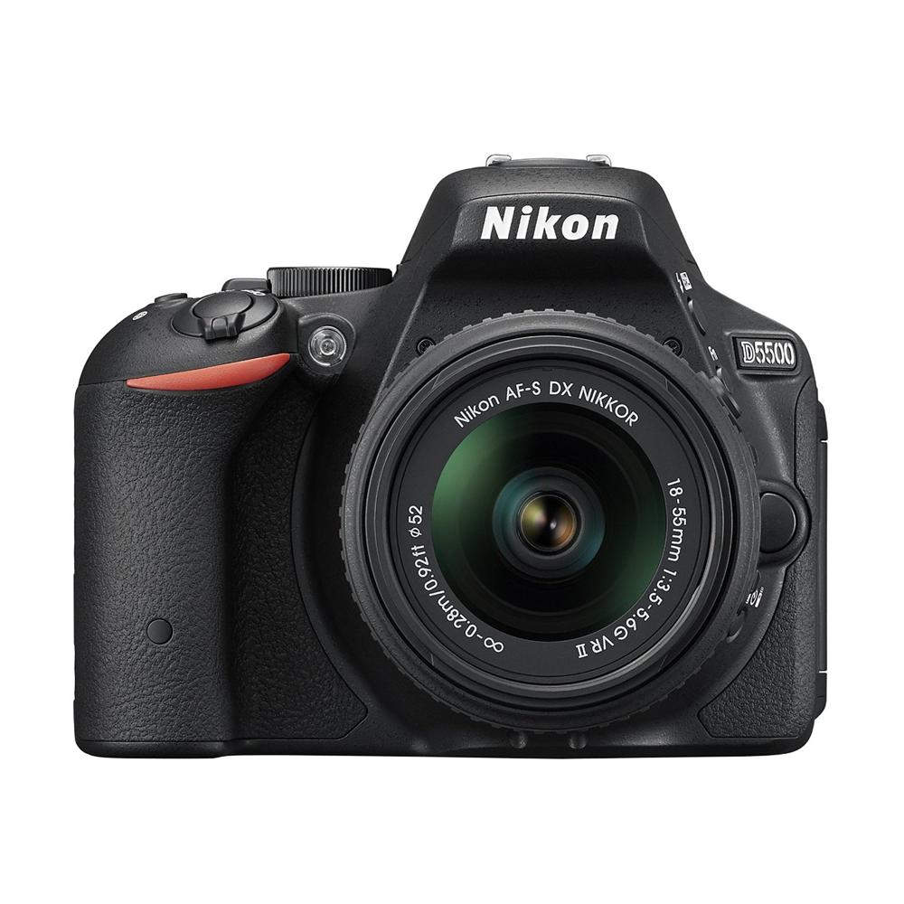 D5500 Nero Kit AF-S DX 18-55 VR II + SD 8GB Sensore CMOS Display Touchscreen 3'' Filmati Full HD Wi-Fi - Foto 2