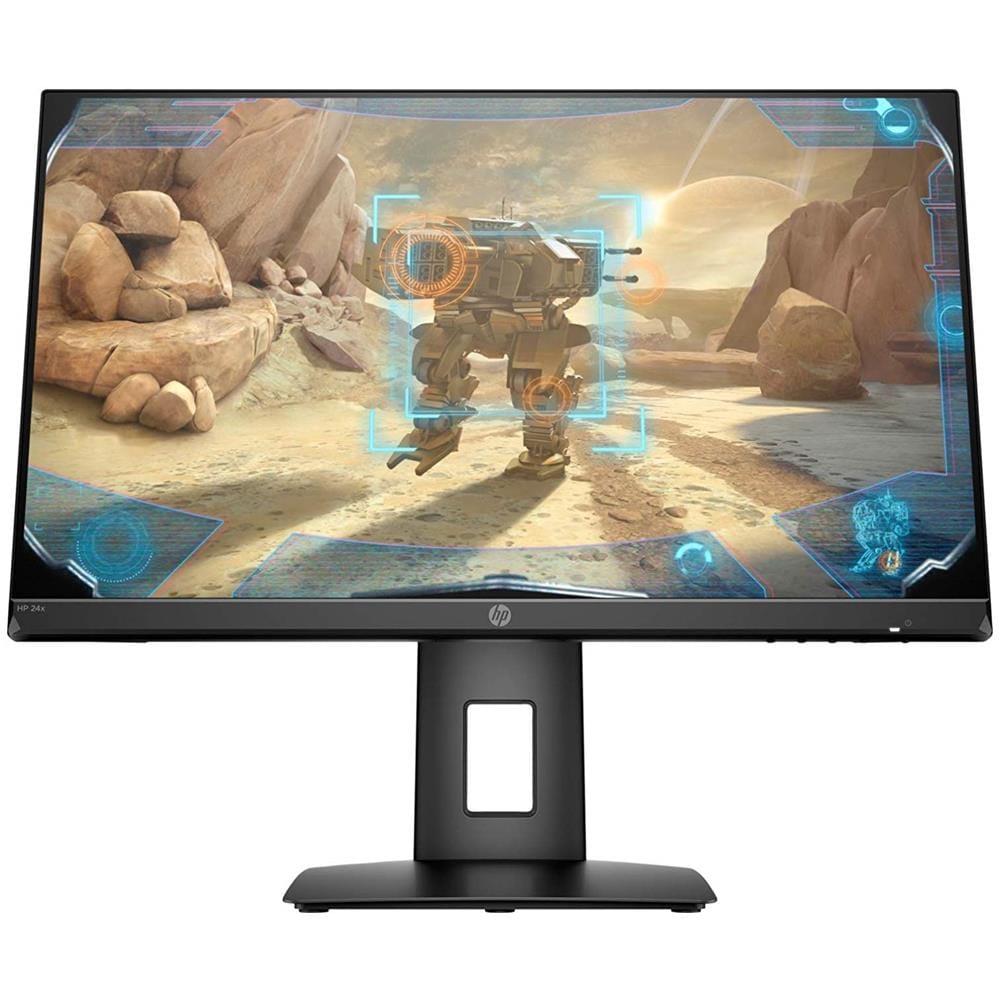 HP - Monitor Gaming 24x TN, Schermo 24 Pollici FHD, Risoluzione 1920x1080,  Altoparlanti Integrati, Tecnologia AMD FreeSync, Tempo Risposta 1 ms  Overdrive, Frequenza 144 Hz, Regolabile in Altezza, Nero - ePRICE