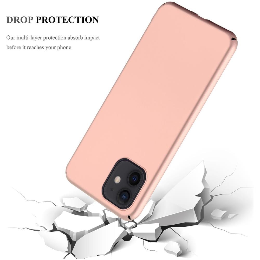 Custodia Compatibile Con Apple Iphone 12 Mini (5,4 Zoll) In Oro Rosa Metallo - Hard Case Coperchio Protettivo In Look Metallico Contro I Graffi E Gli Urti - Foto 7