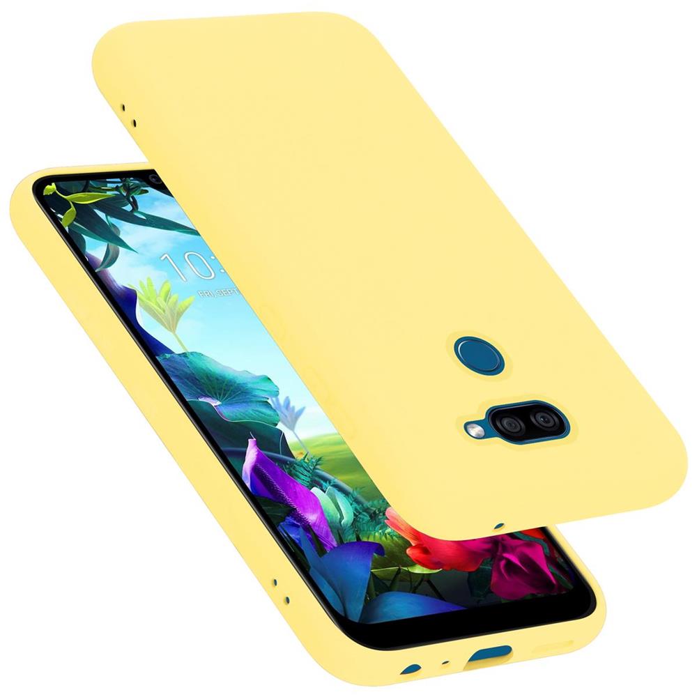 Cadorabo Custodia Compatibile Con Lg K40s In Liquid Giallo - Coperchio Protettivo In Silicone Tpu Flessibile - Foto 1