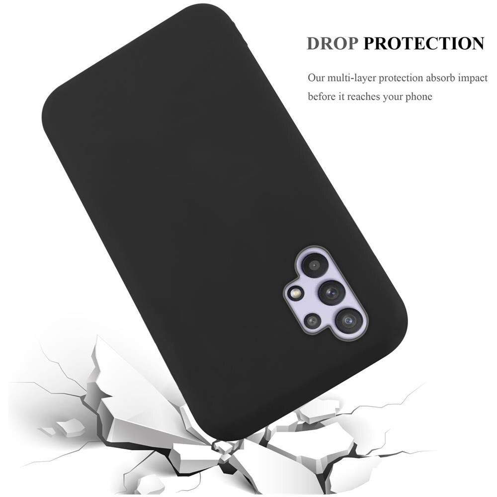 Custodia Compatibile Con Samsung Galaxy A32 5g In Candy Nero - Coperchio Protettivo In Silicone Tpu Flessibile - Foto 8