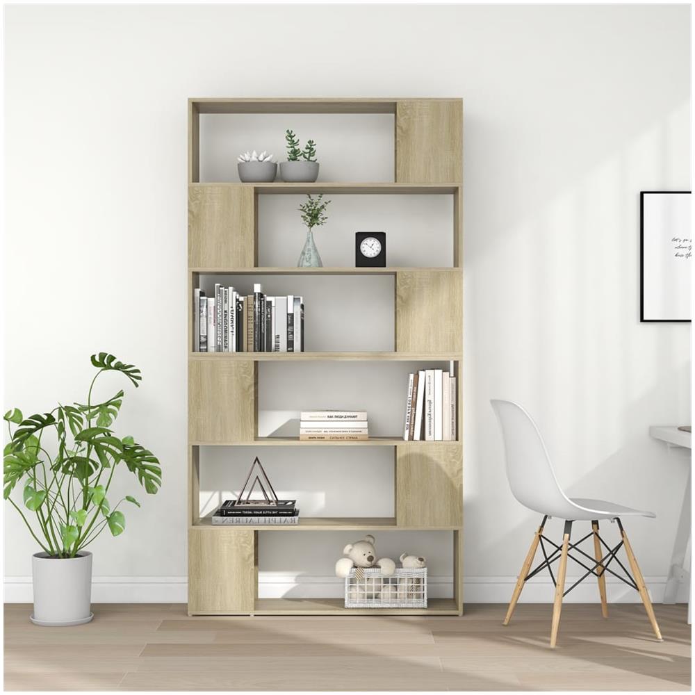 Libreria /Divisorio Stanza Rovere Sonoma 100x24x188 cm - Foto 3