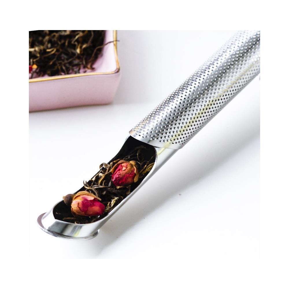Colino Da Tè Con usore Per Tè A Pipa Lunga, Confezione Da 2 Silver - Foto 1