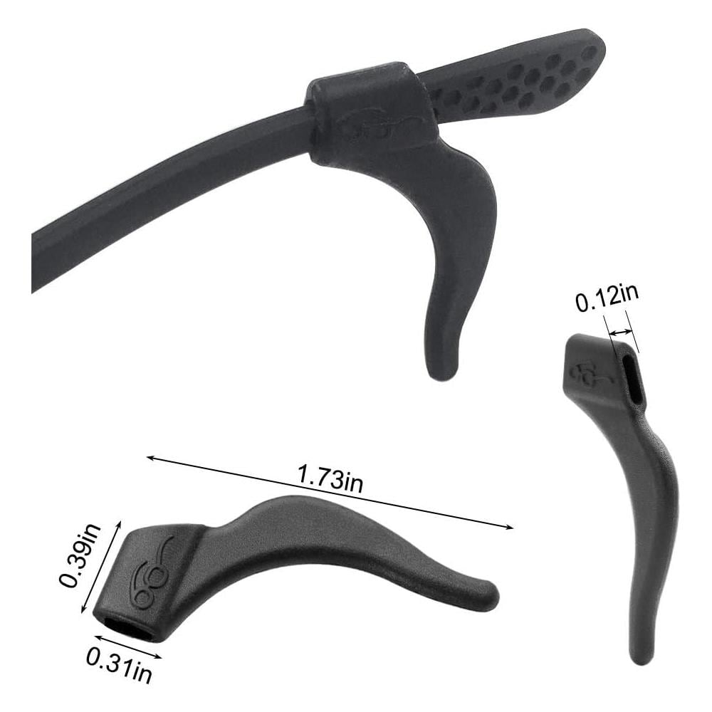 Fermaocchiali In Silicone Antiscivolo Per Le Orecchie 12 Paia - Foto 2