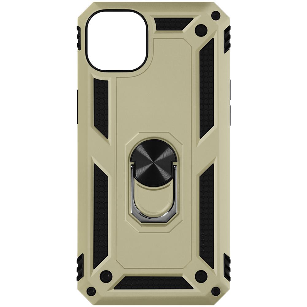 Cover Per Iphone 15 Plus Ibrida Anello Magnetico Serie Armoring Oro - Foto 1