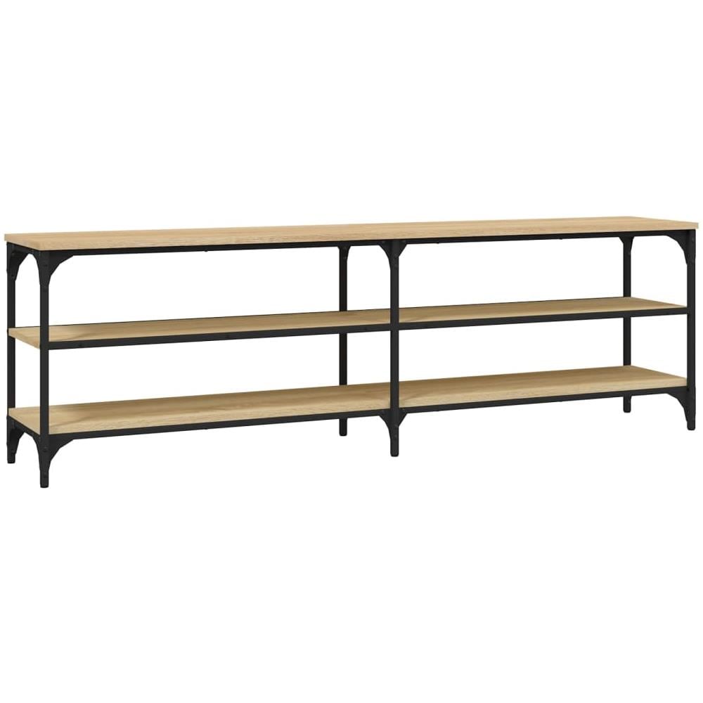 Mobile Porta Tv Rovere Sonoma 160x30x50 Cm In Legno Multistrato - Foto 2