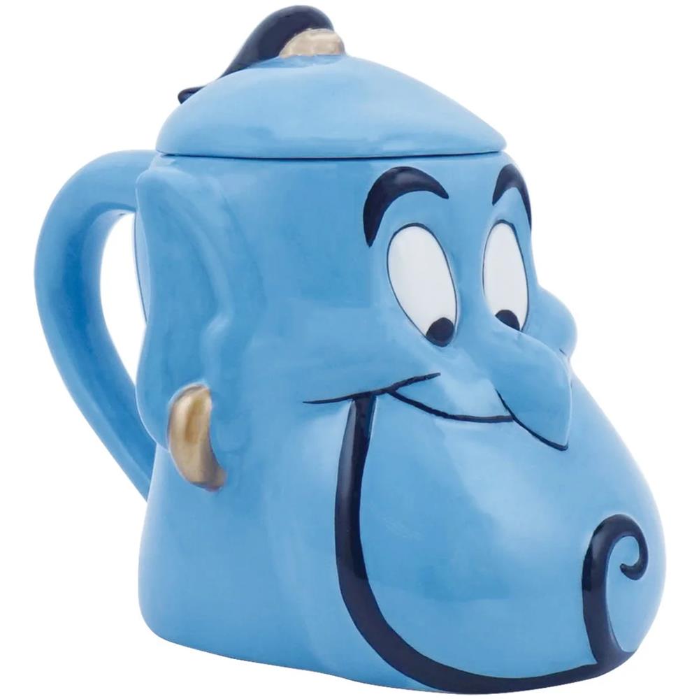 Disney - Tazza A Forma Di Genio Di Aladdin Con Coperchio - 375ml - Foto 2