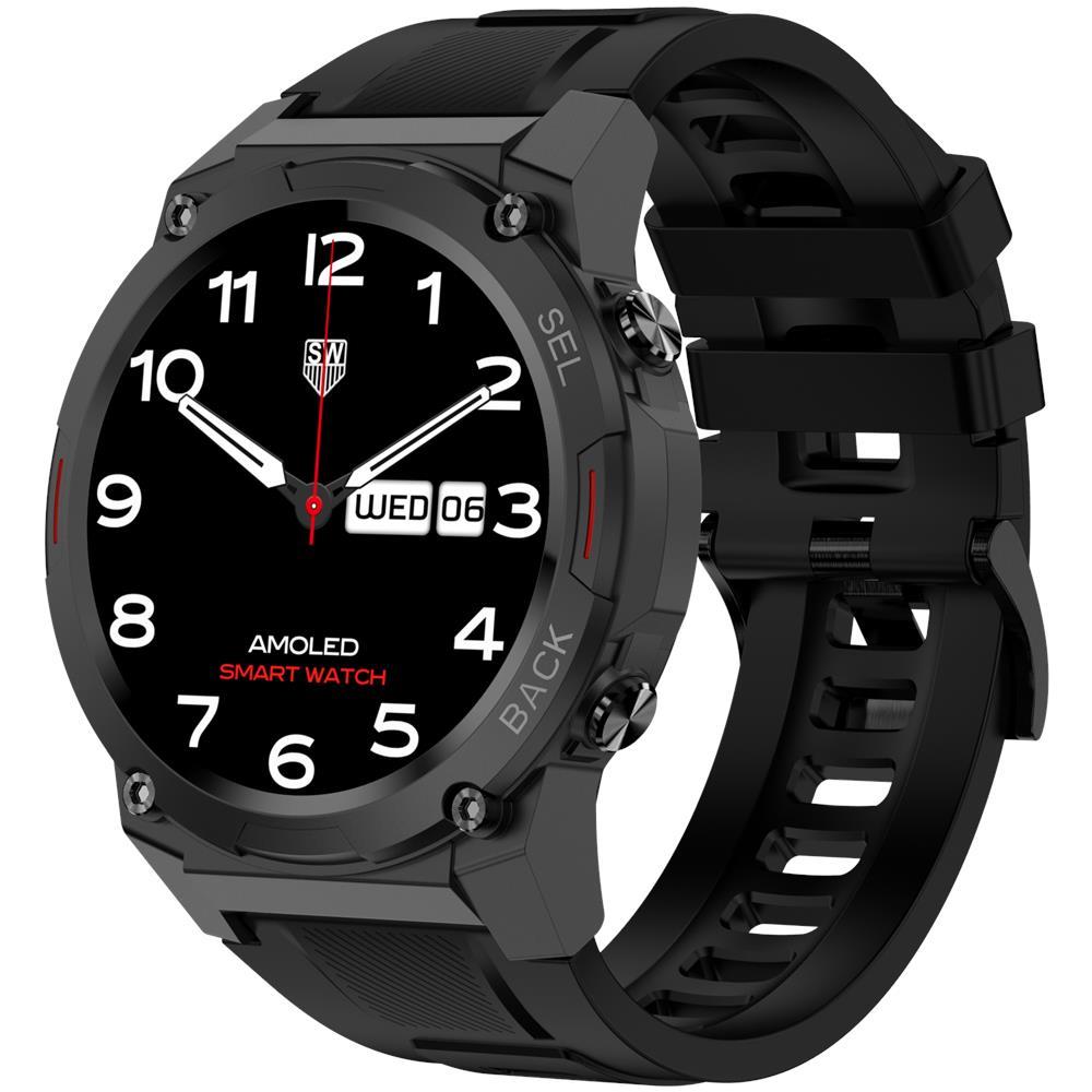 Smartwatch FW63 Cobalt Pro Display 1.43" AMOLED 51 mm Digitale Touch screen Colore Nero - Foto 10