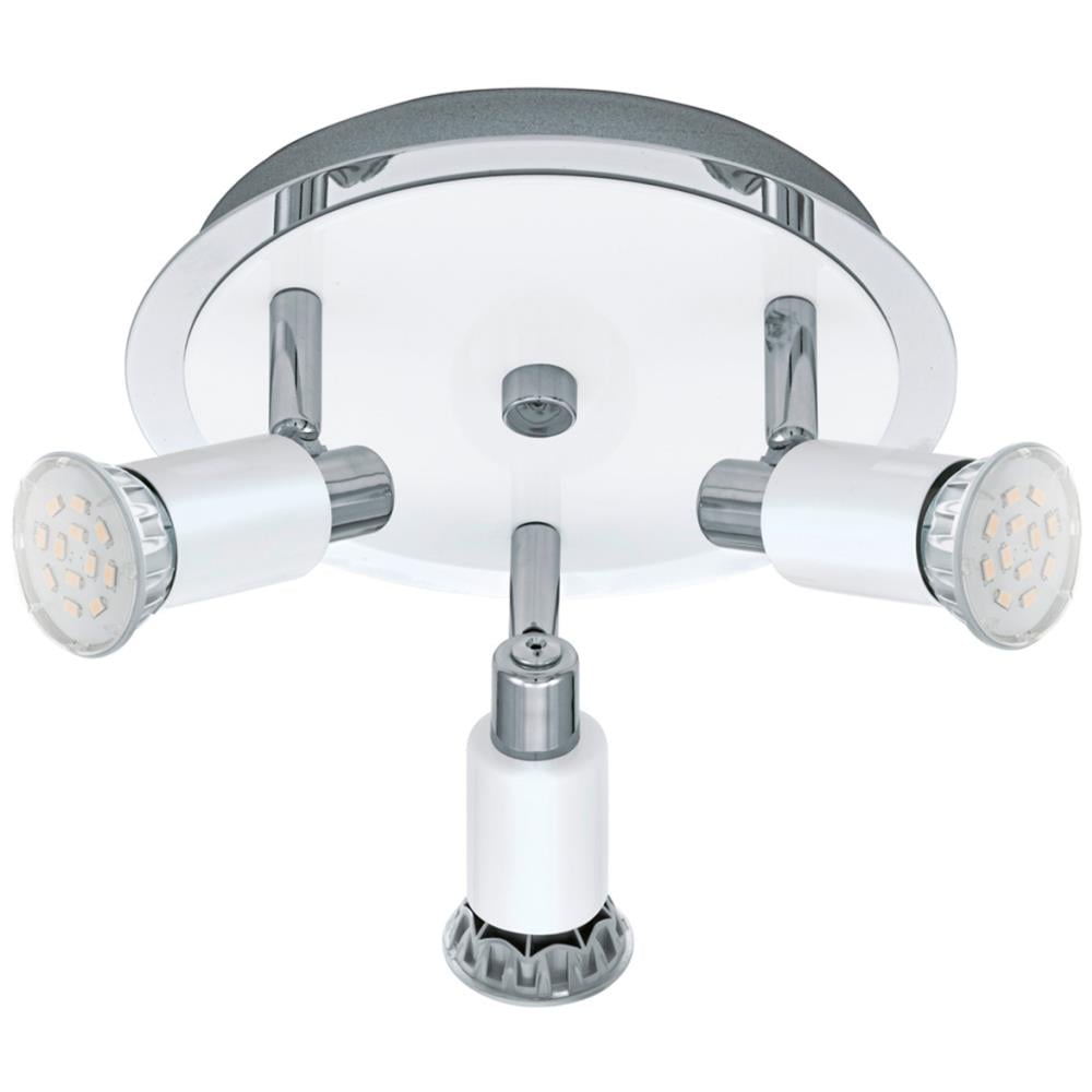 Eridan - Plafoniera 3l A Led 3w Gu10 Cromo-Bianco - Foto 2