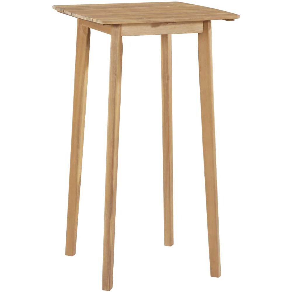 Set Da Bar Per Esterni 5 Pz In Polyrattan E Massello D'acacia - Foto 2