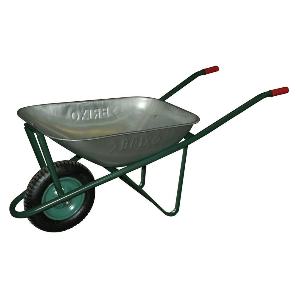 Carriola Da Giardino Edilizia Cantiere 80 Lt Vasca Zincata Con Ruota Pneumatica - Foto 1