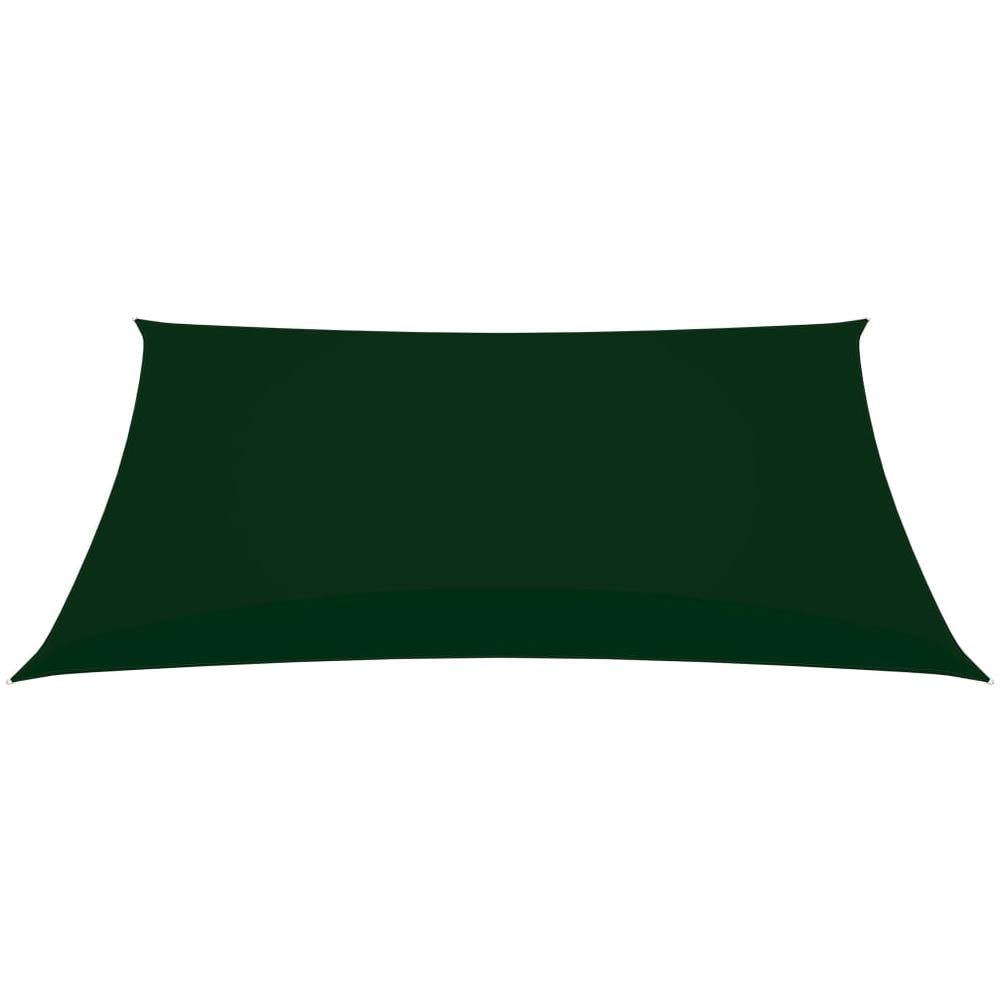 Parasole a Vela Oxford Rettangolare 4x6 m Verde Scuro - Foto 2