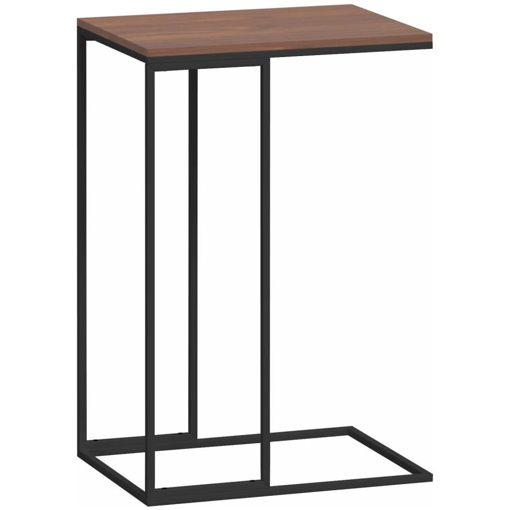 Tavolino da Salotto Nero 40x30x59 cm in Legno Multistrato - Foto 1