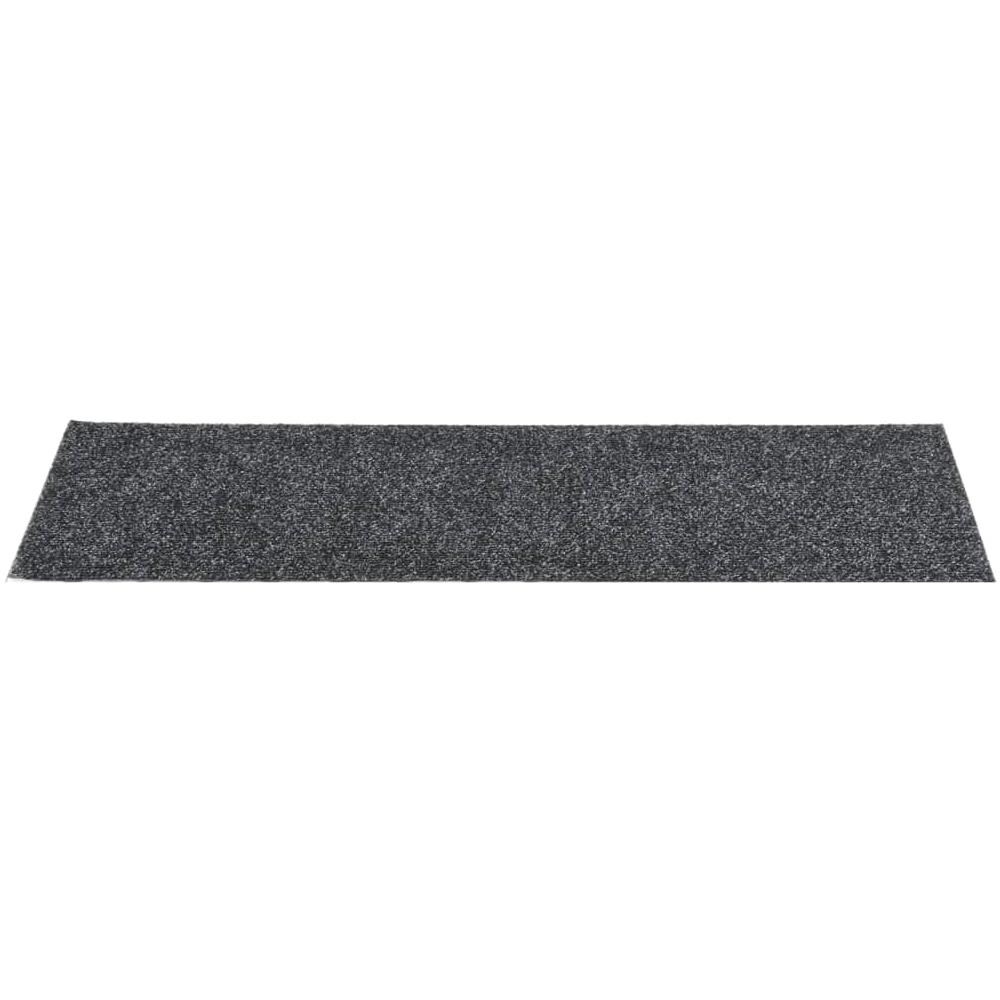 Tappeti Adesivi Rettangolari Per Scale 15 Pz 76x20 Cm Grigio - Foto 6