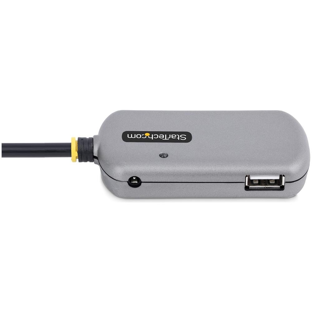Cavo di Prolunga USB 2.0 da 24m con Hub di Estensione a 4 Porte USB-A, Cavo ripetitore USB attivo, Cavo Prolunga alimentato, alimentatore opzionale da 10 W incluso, protezione ESD - Foto 2