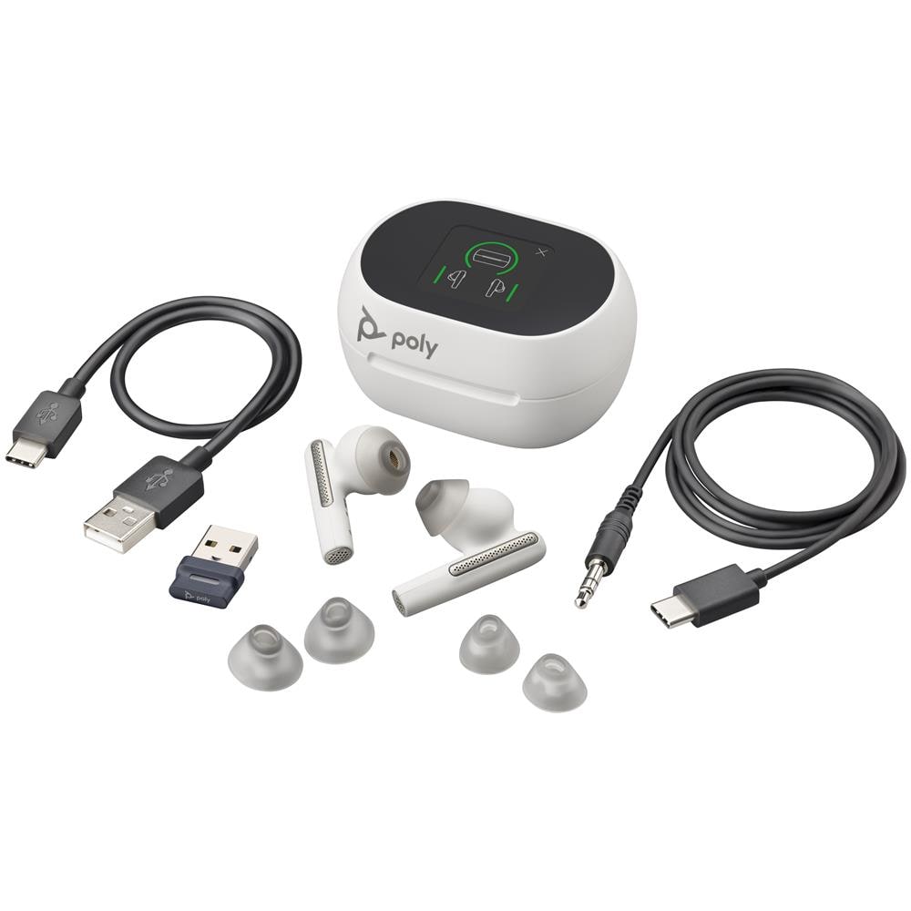 Voyager Free 60+ Auricolare Wireless In-ear Ufficio Bluetooth Bianco - Foto 4