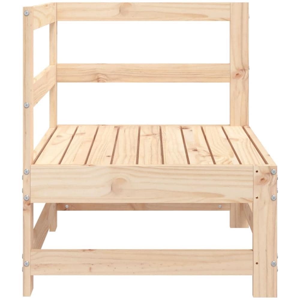 Divano Angolare Da Giardino In Legno Massello Di Pino - Foto 3