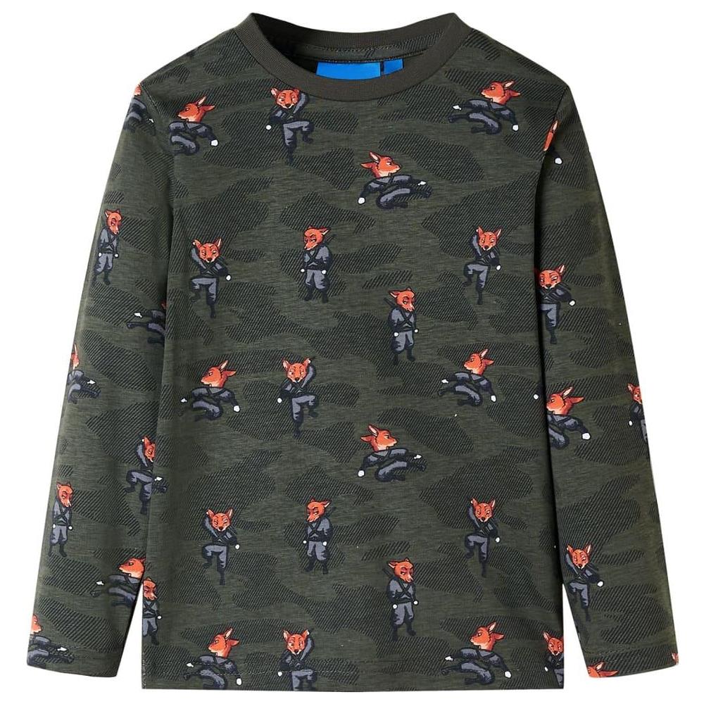 Pigiama per Bambini a Maniche Lunghe Cachi 128 - Foto 2