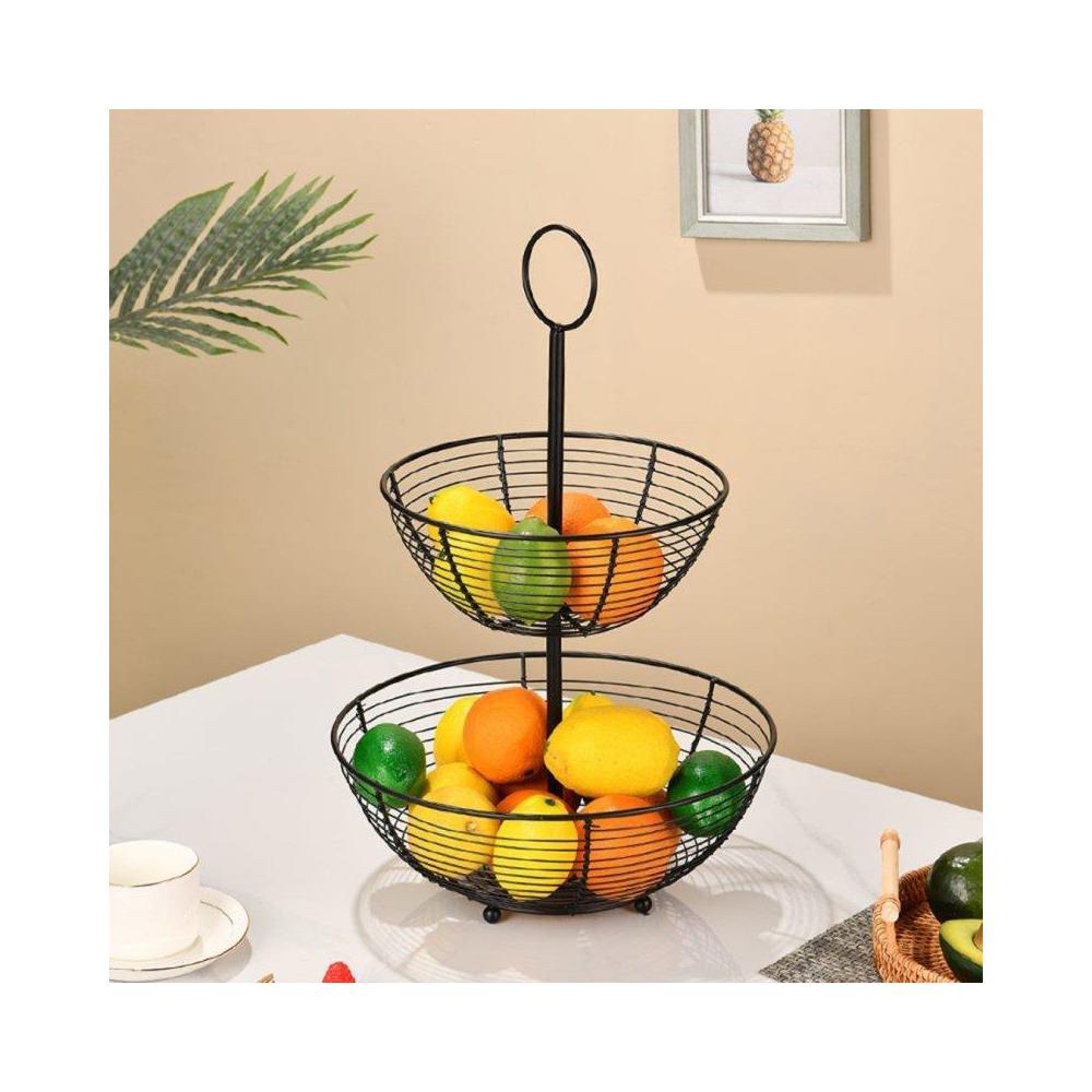 E-8129 Cesto di frutta a più livelli per l'arredamento della cucina moderna - Foto 2