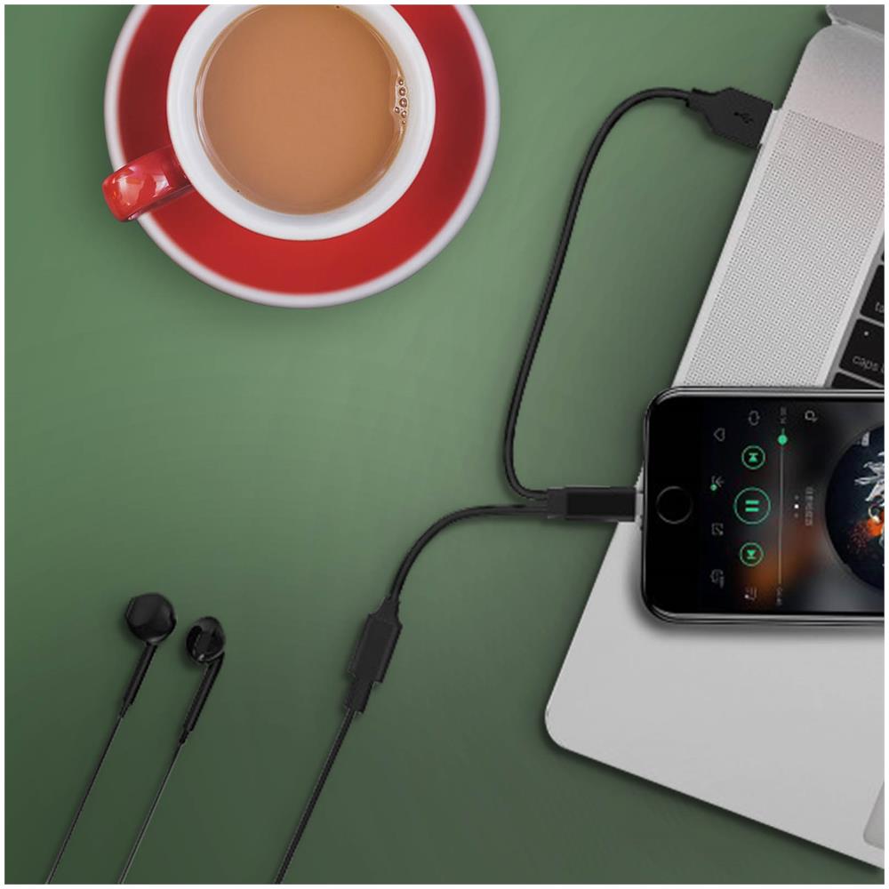 Adattatore Connettore Iphone / Ipad Femmina Usb Audio Ricarica Sincro. Devia - Foto 5