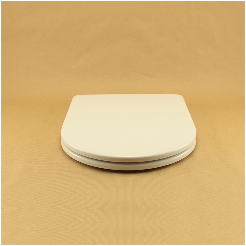 Tavoletta WC SREWOHS PRO Tavoletta WC Quadrata - Sedile Soft-Close Con , Bianco, 42.5x34.5 Cm Sgancio Rapido