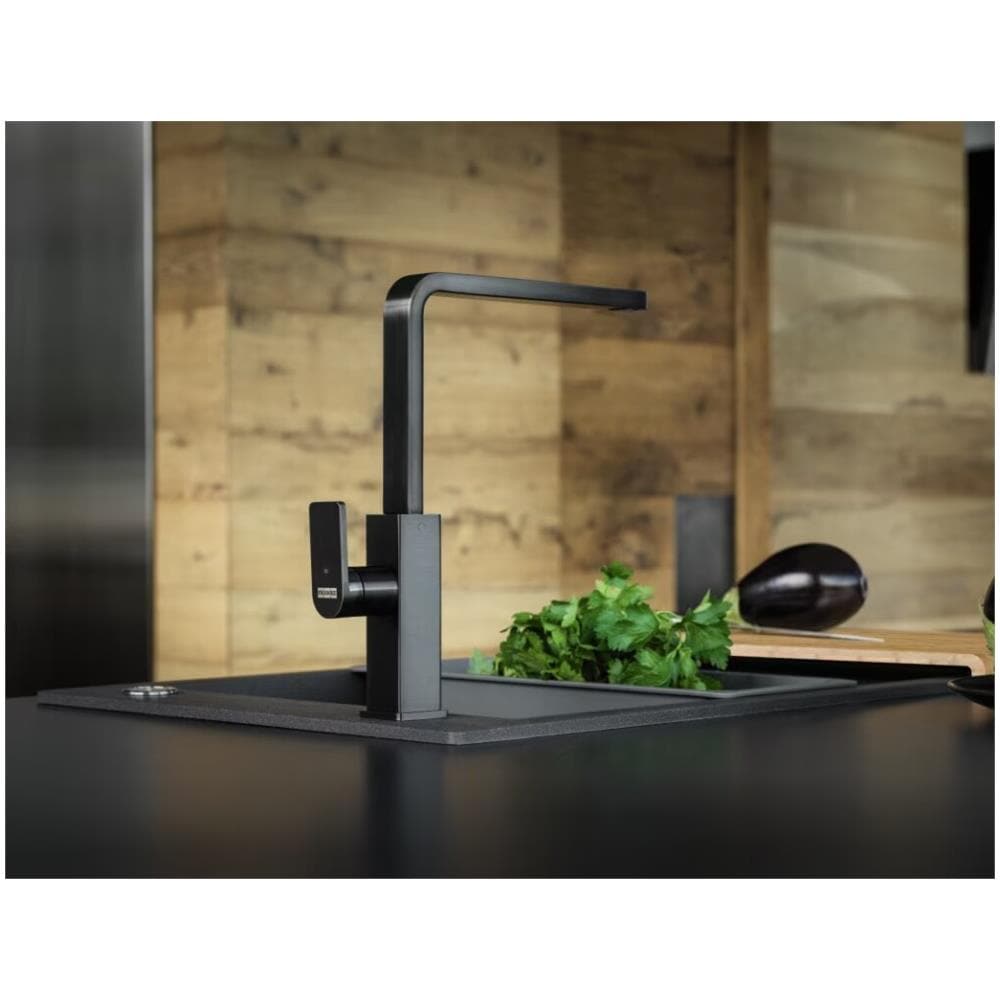 Miscelatore Monocomando Serie Mythos Acciaio Inox Colore Nero - Foto 2
