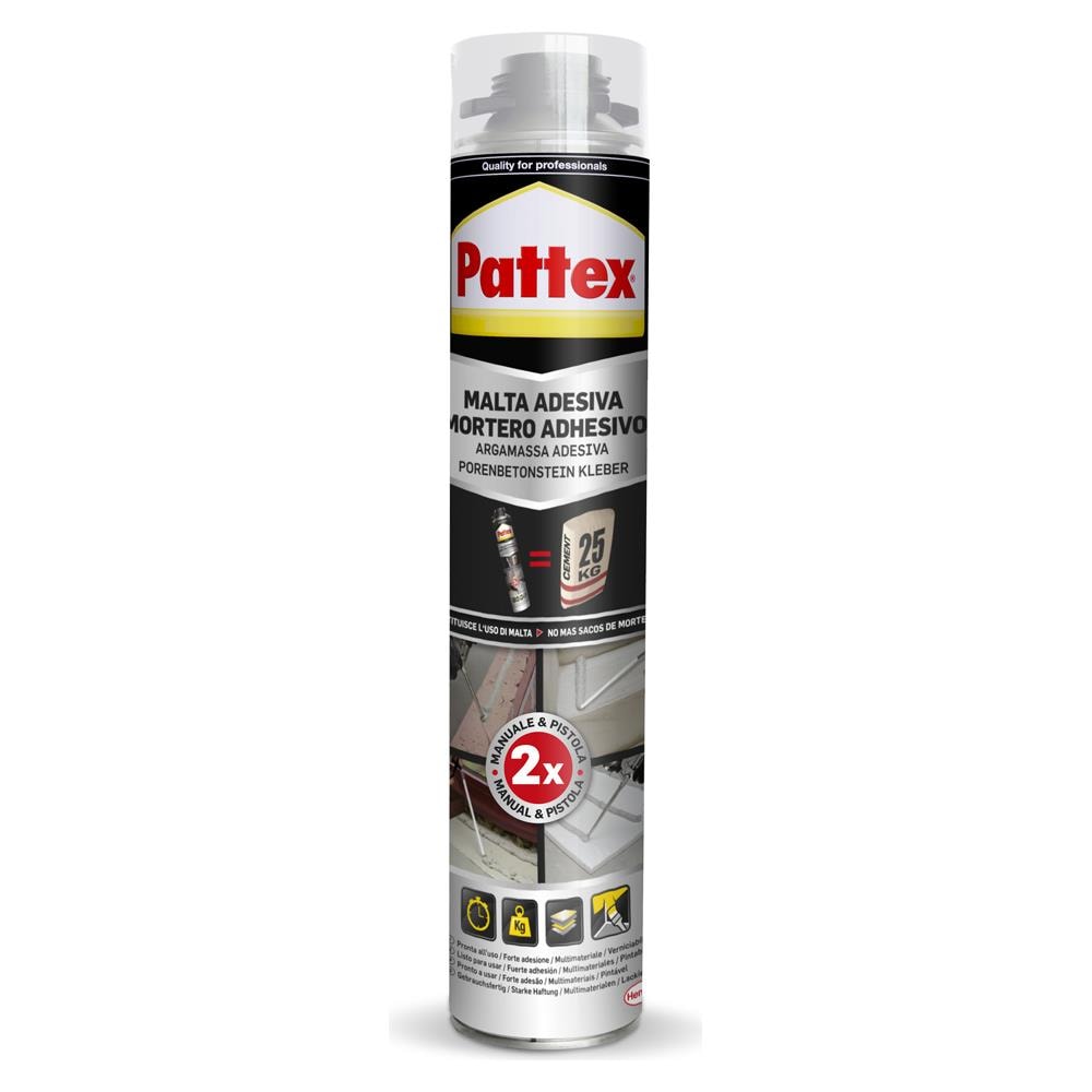 Malta Adesiva 750ml A Base Poliuretanica In Schiuma Monocomponente 90015 - Foto 1