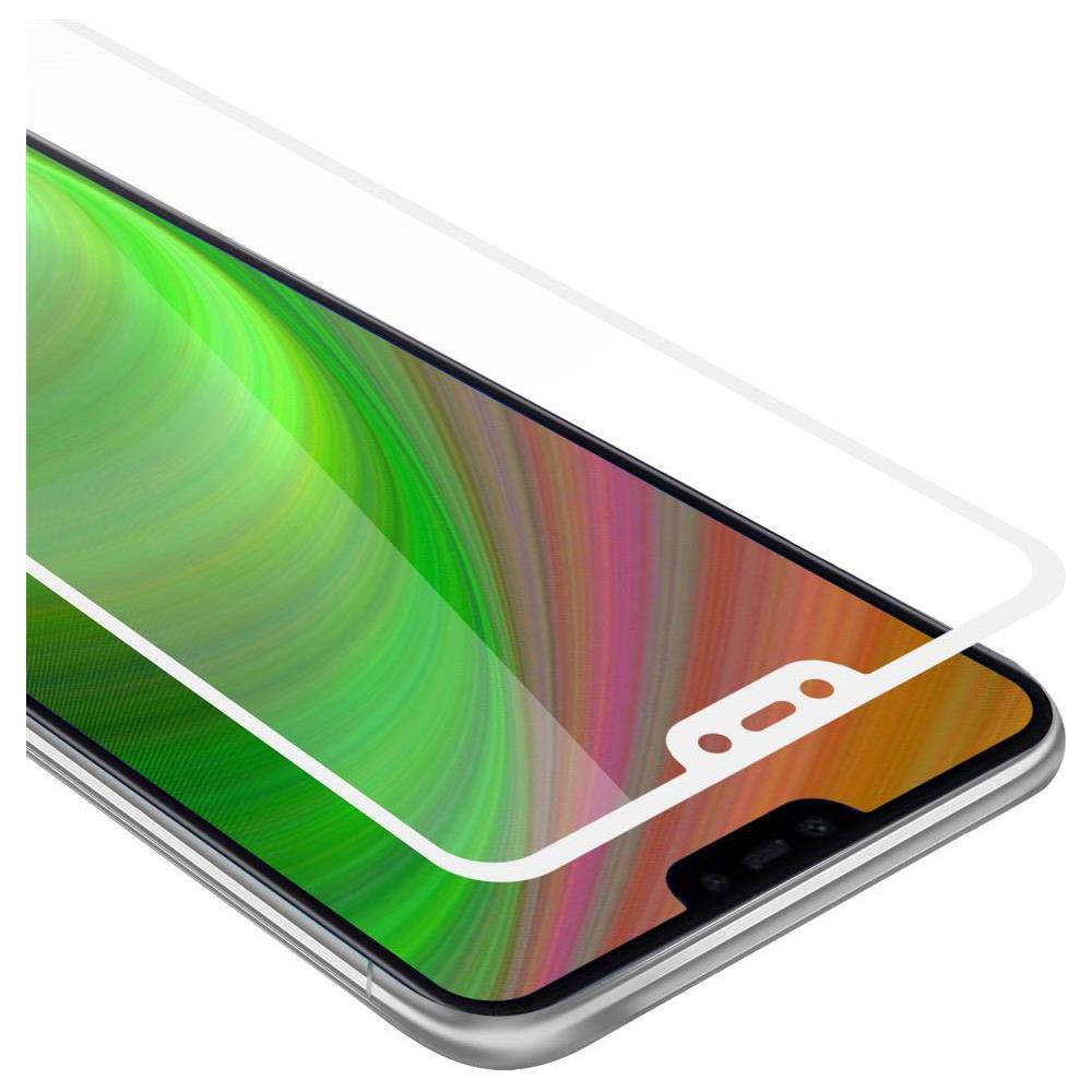 Pellicola Armatura A Schermo Intero Compatibile Con Xiaomi Mi 8 Lite In Trasparente Con Bianco - Vetro Temperato (tempered) Di Protezione Del Display In Durezza 9h Con 3d Touch - Foto 1