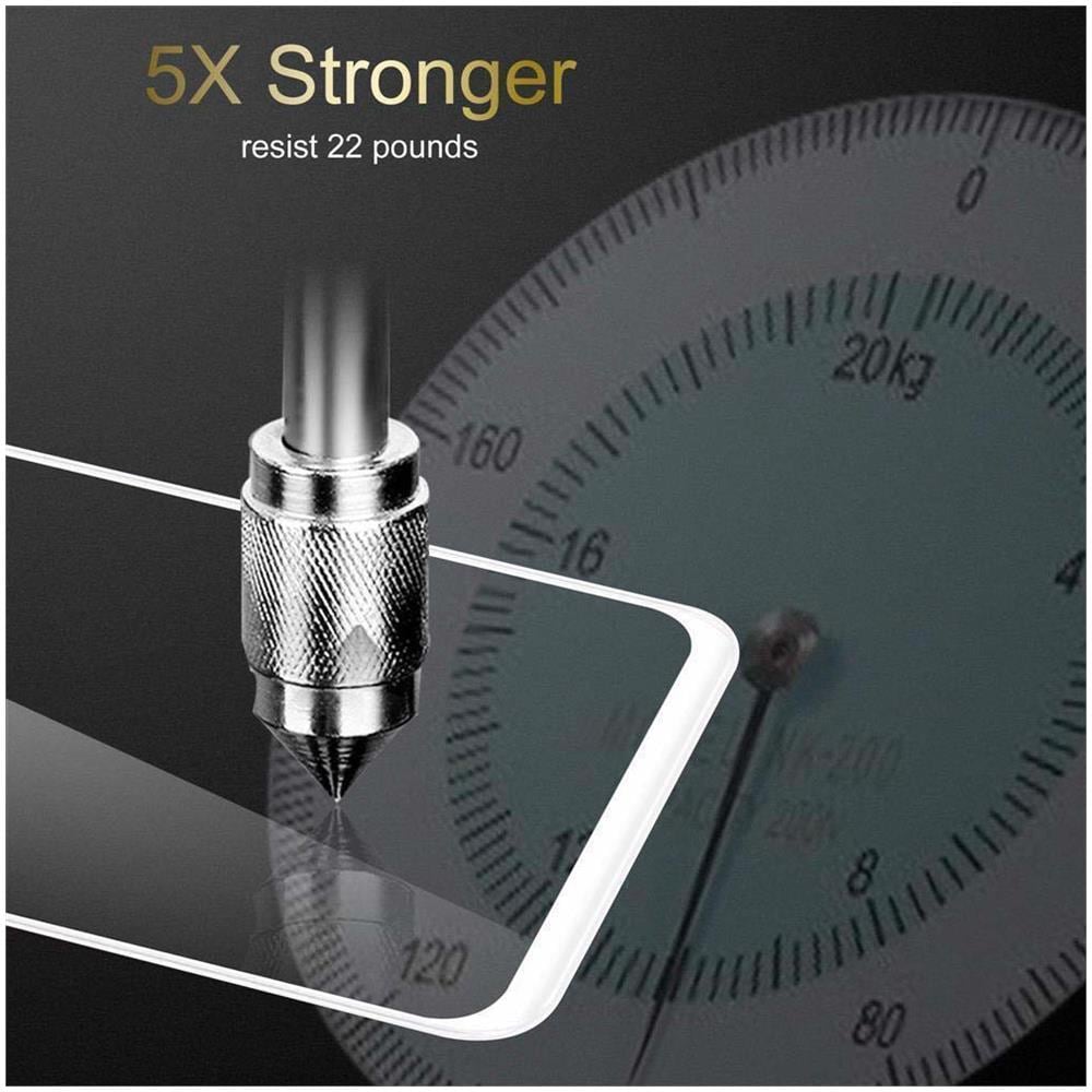 Pellicola Armatura A Schermo Intero Compatibile Con Xiaomi Mi 8 Lite In Trasparente Con Bianco - Vetro Temperato (tempered) Di Protezione Del Display In Durezza 9h Con 3d Touch - Foto 8