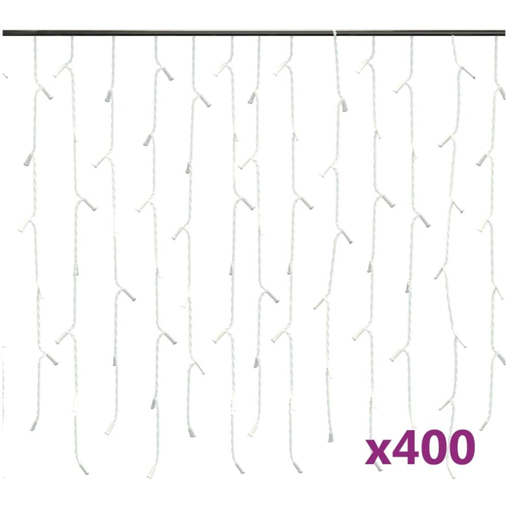 Luci a Ghiaccioli a LED 10 m 400 LED Colorati 8 Funzioni - Foto 2