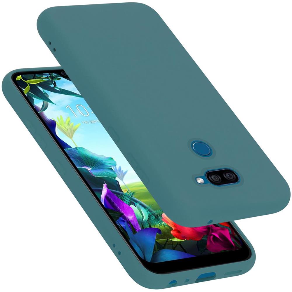 Custodia Compatibile Con Lg K40s In Liquid Verde - Coperchio Protettivo In Silicone Tpu Flessibile - Foto 1