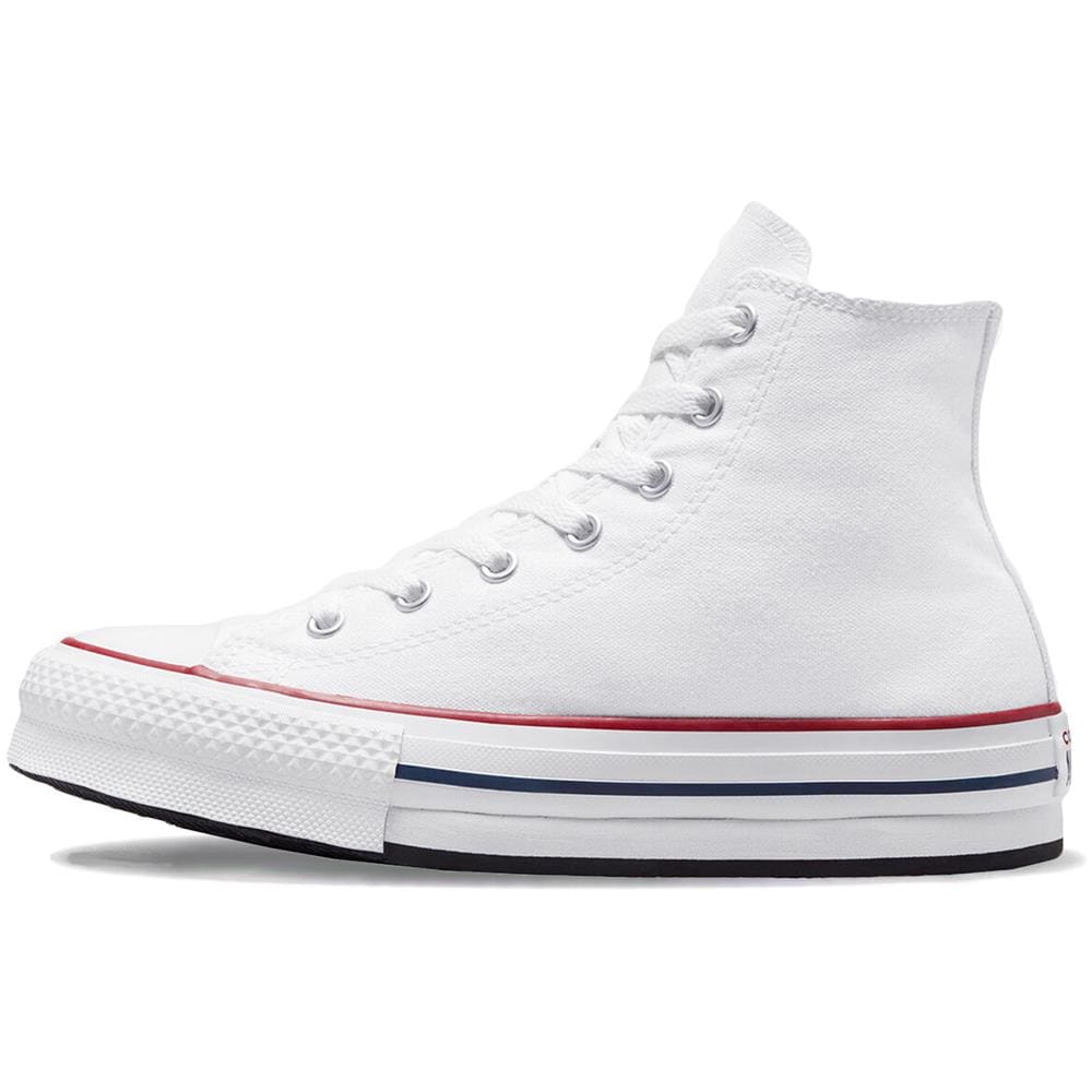 Scarpe Chuck Taylor All Star Eva Lift Platform Hi Taglia 37 Codice 272856c Bianco - Foto 2