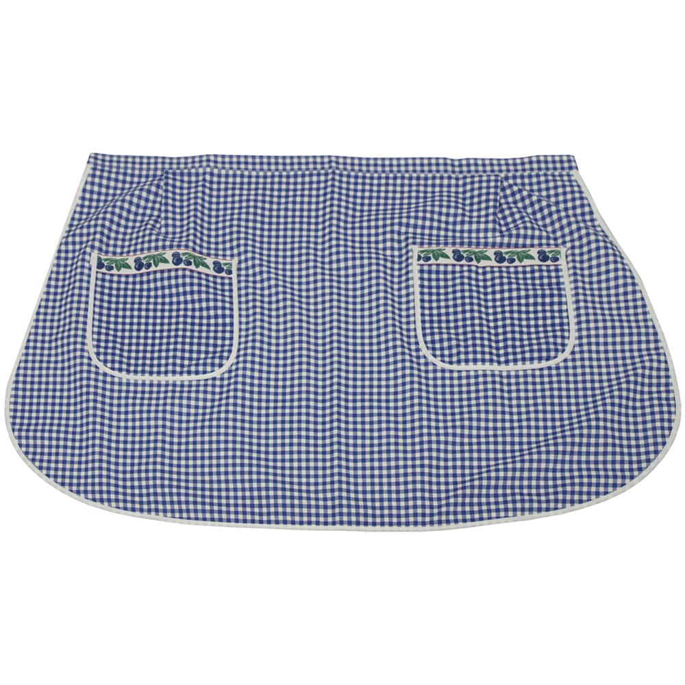 Pack 6 Pezzi Grembiule Cucina Chef Casa Barbecue Con Tasche Dis. Quadretti Modello Alberica - Foto 2