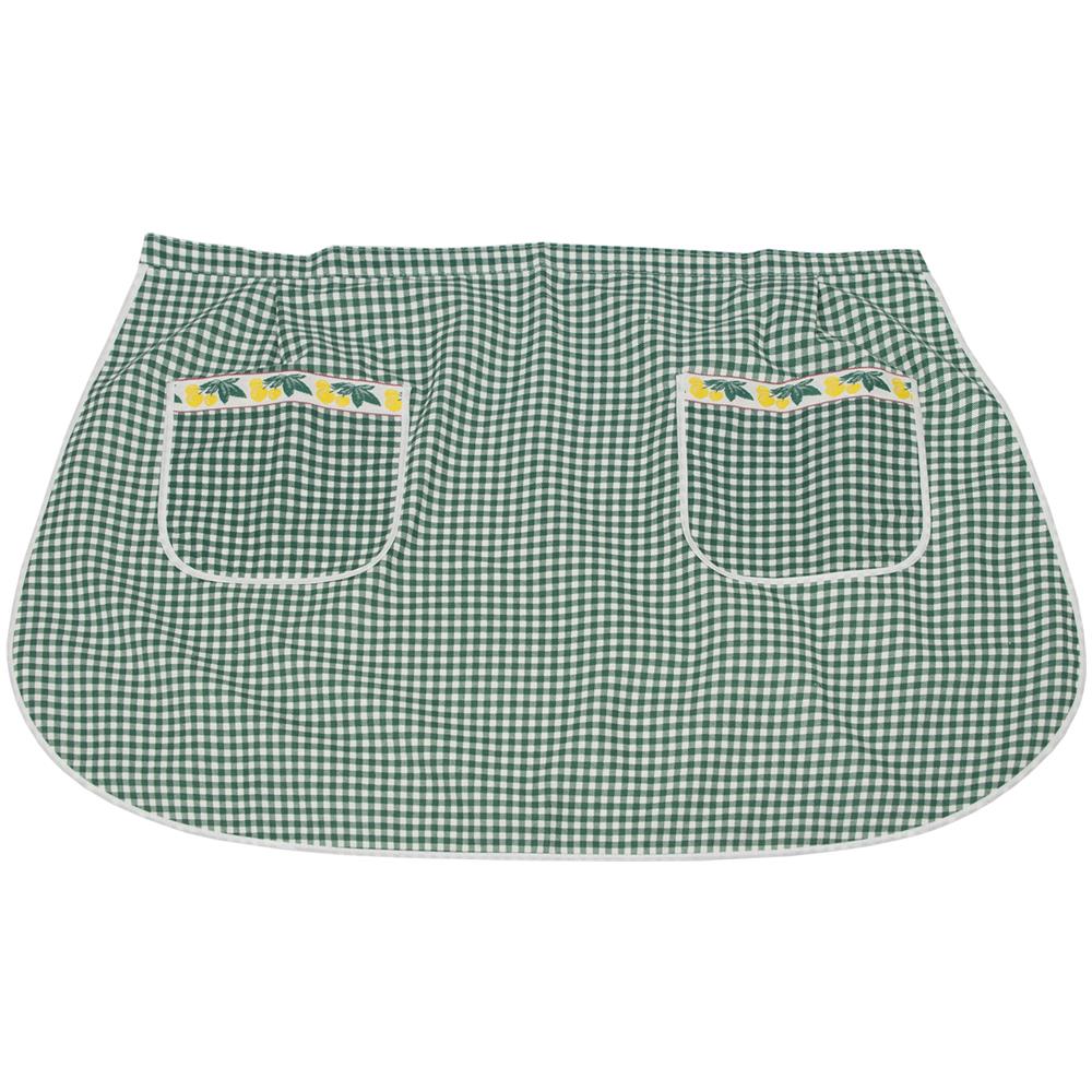 Pack 6 Pezzi Grembiule Cucina Chef Casa Barbecue Con Tasche Dis. Quadretti Modello Alberica - Foto 6