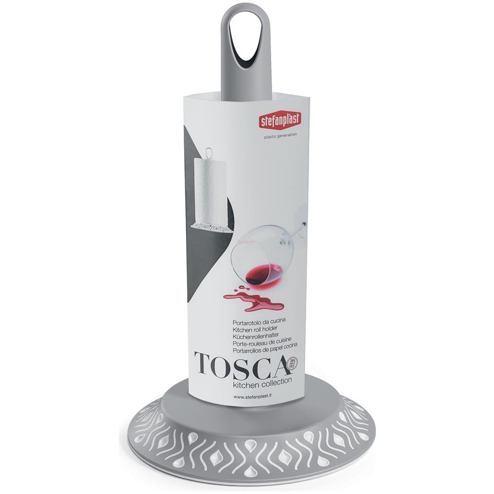 Tosca Portarotolo Grey, tipo Scottex Da Cucina Per Alimenti Qualità Extra - Foto 2
