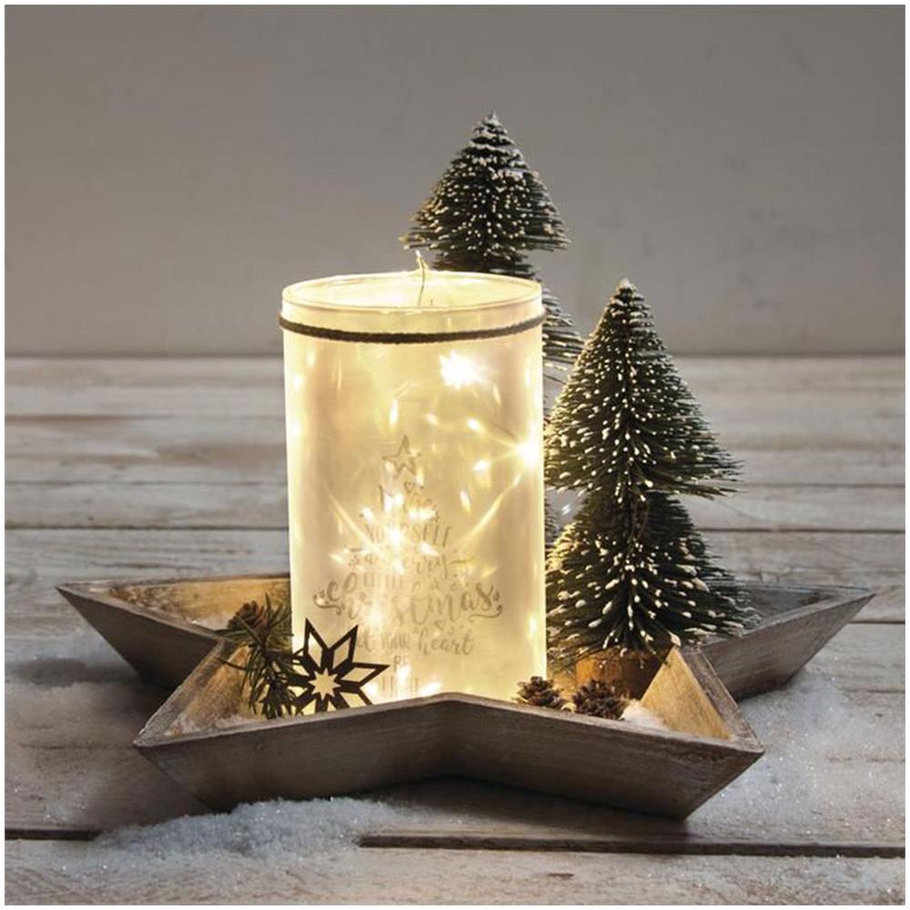 Abete Innevato - Verde - Decorativo - Miniatura - 15 Cm - Foto 1