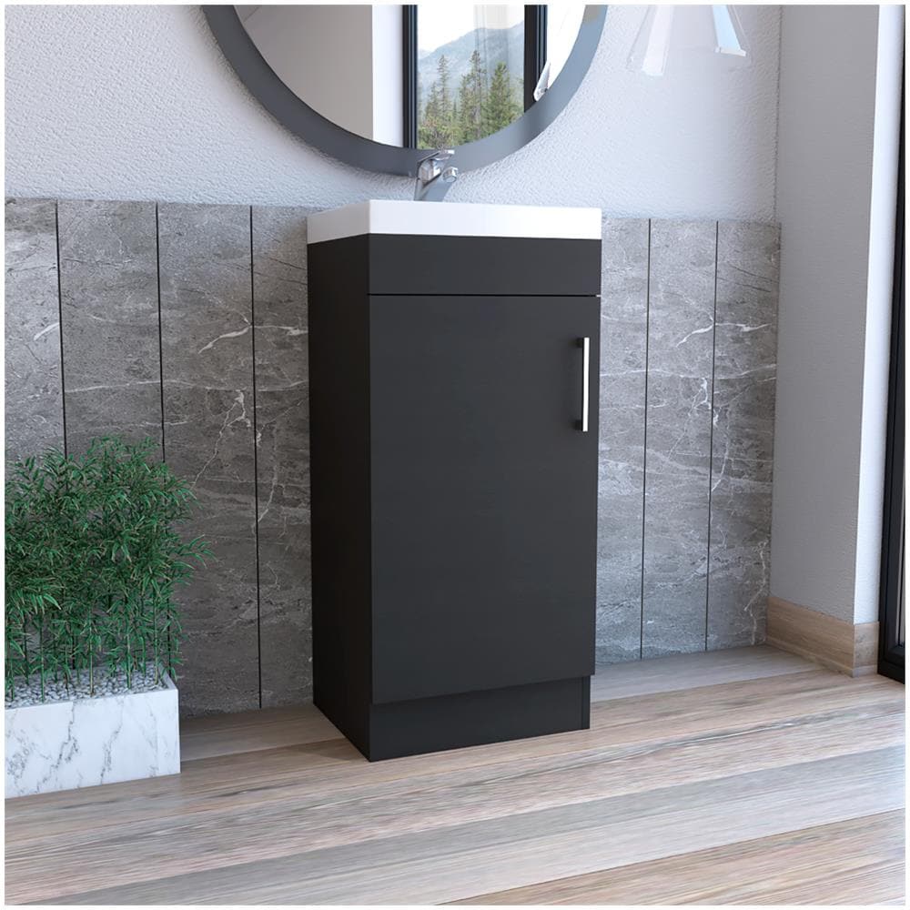 Mobili Da Bagno Con Lavandino Tuzla 83 Cm A X 33 Cm P X 40 Cm L L - Foto 2