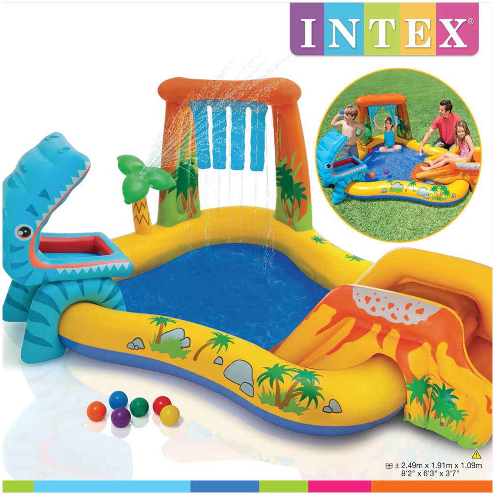 Intex Play Center Rainbow - Piscina Gonfiabile Con Scivolo Per Bambini - Foto 2