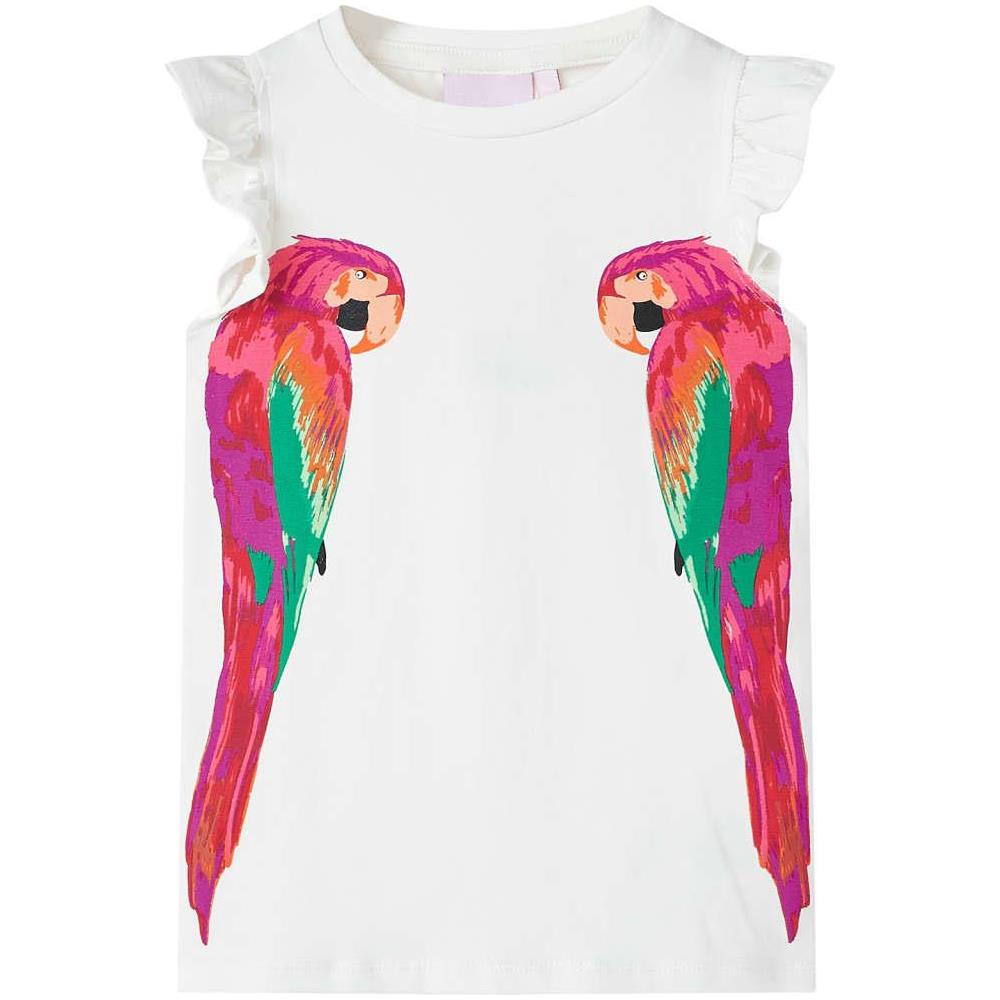 Maglietta per Bambini Ecru 140 - Foto 1