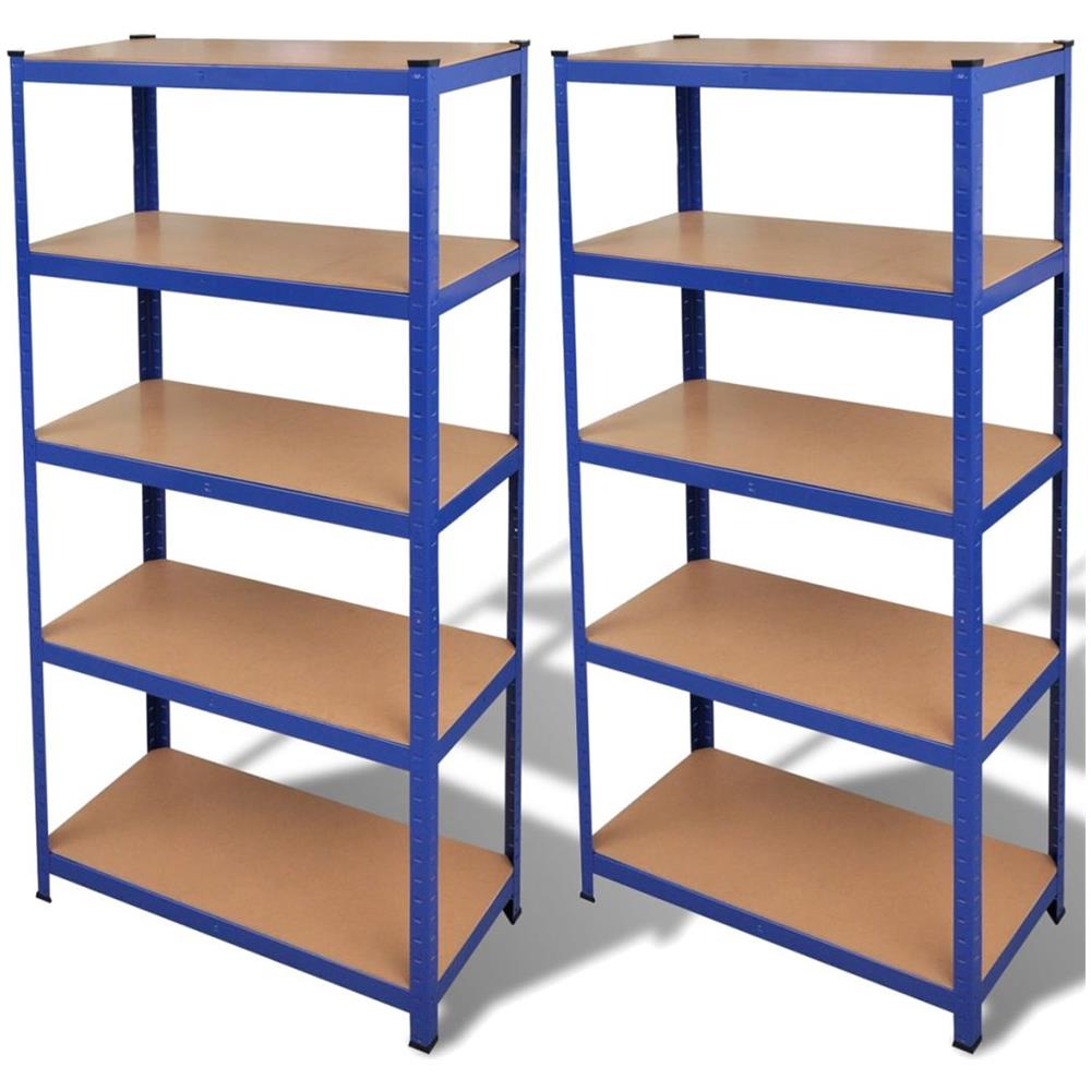 Struttura Con Scaffali Blu 2 Pezzi - Foto 1