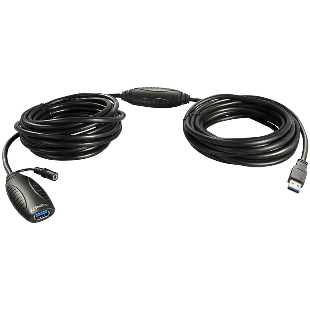 43099 Cavo Usb 15 M Usb 3.2 Gen 1 [3.1 Gen 1] Usb A Nero (15m Usb 3.0 Active Extension) - Foto 1