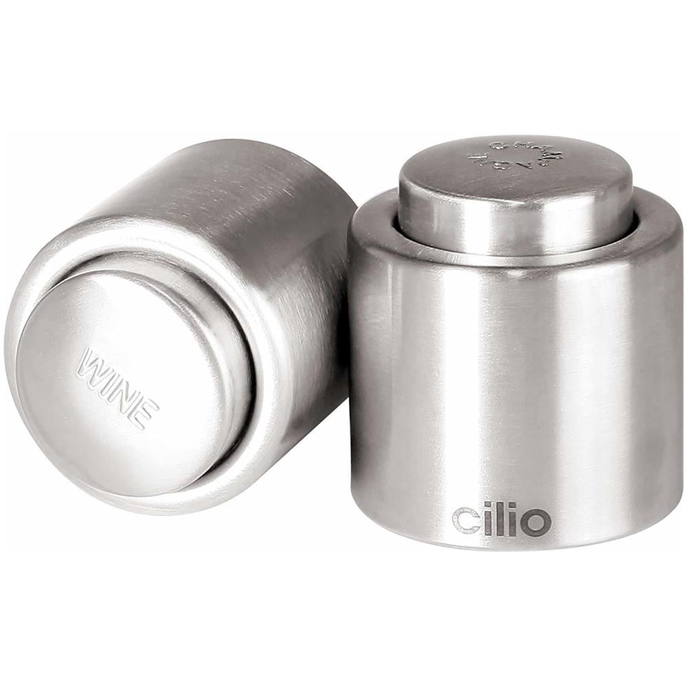 Tappo Per Bottiglia Di Vino, Colore: Argento - Foto 2