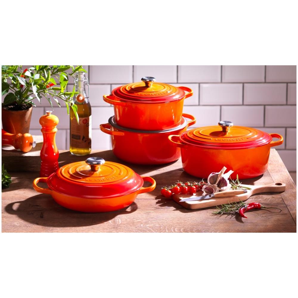 Casseruola Rotonda Evolution In Ghisa Diametro 20 Cm Colore Nero Matt Cocotte - Foto 3