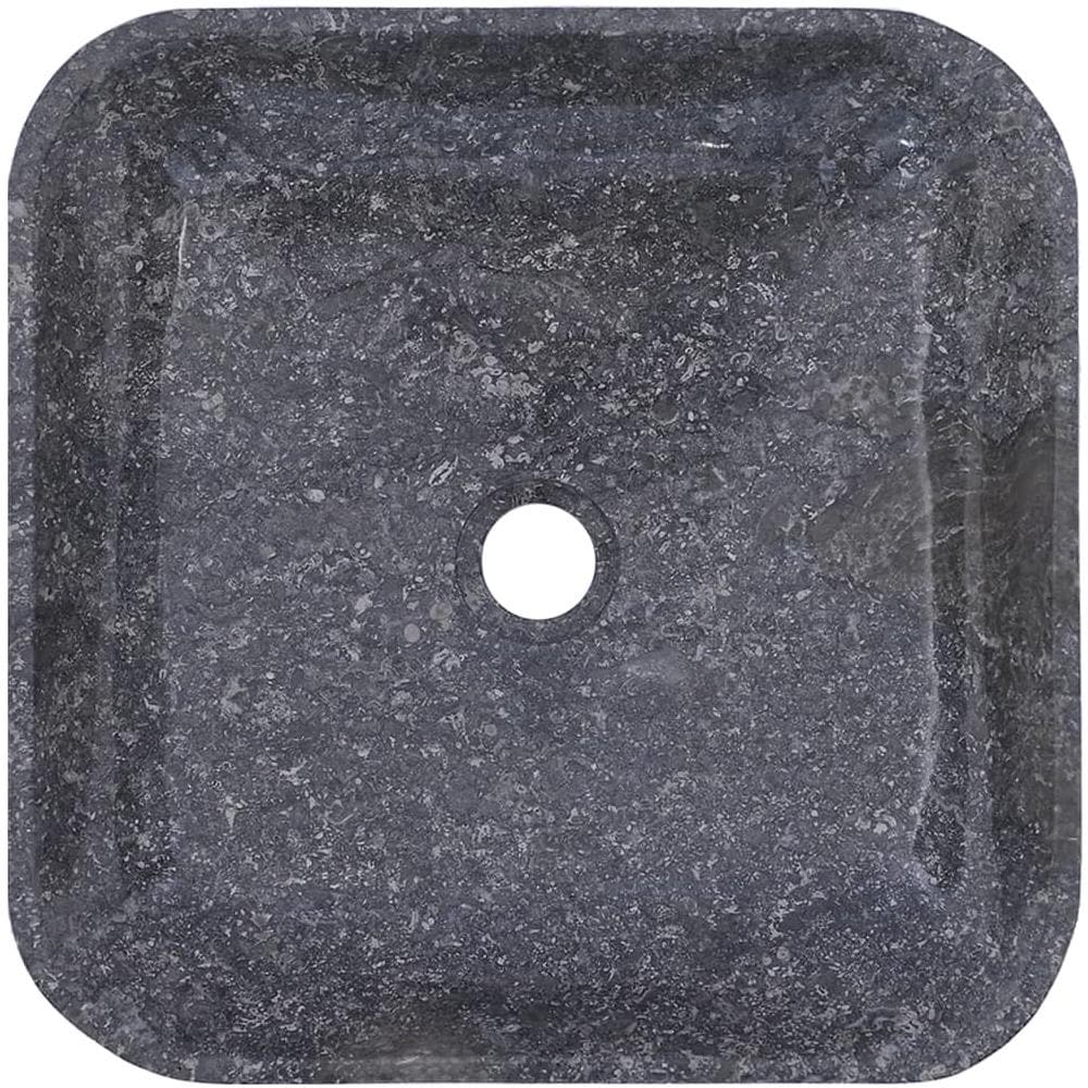 Lavandino Grigio 40x40x10 cm in Marmo - Foto 2