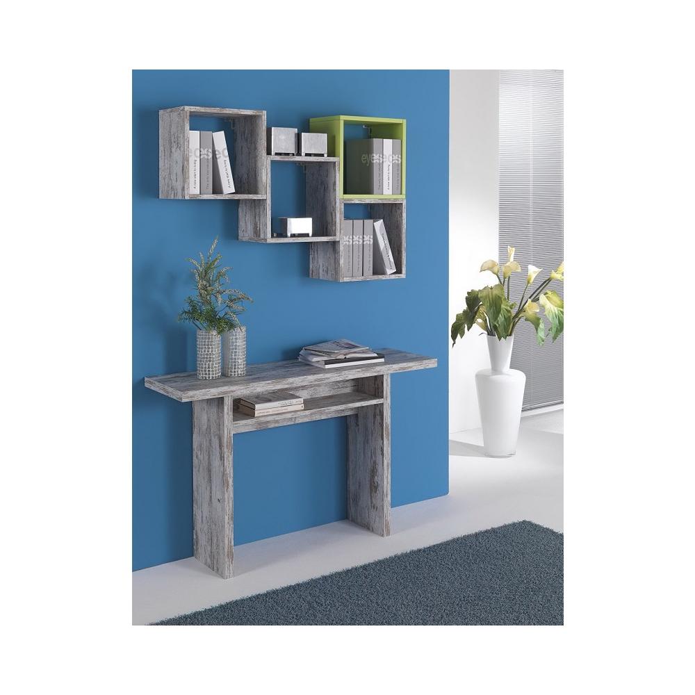 EL530 VIN, Tavolo allungabile, Rettangolare, Grigio, PVC, Grigio, Legno - Foto 1