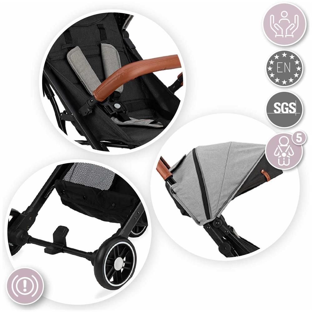 Estelle Passeggino Leggero Da 6 Mesi Fino 15 Kg Grigio - Foto 3