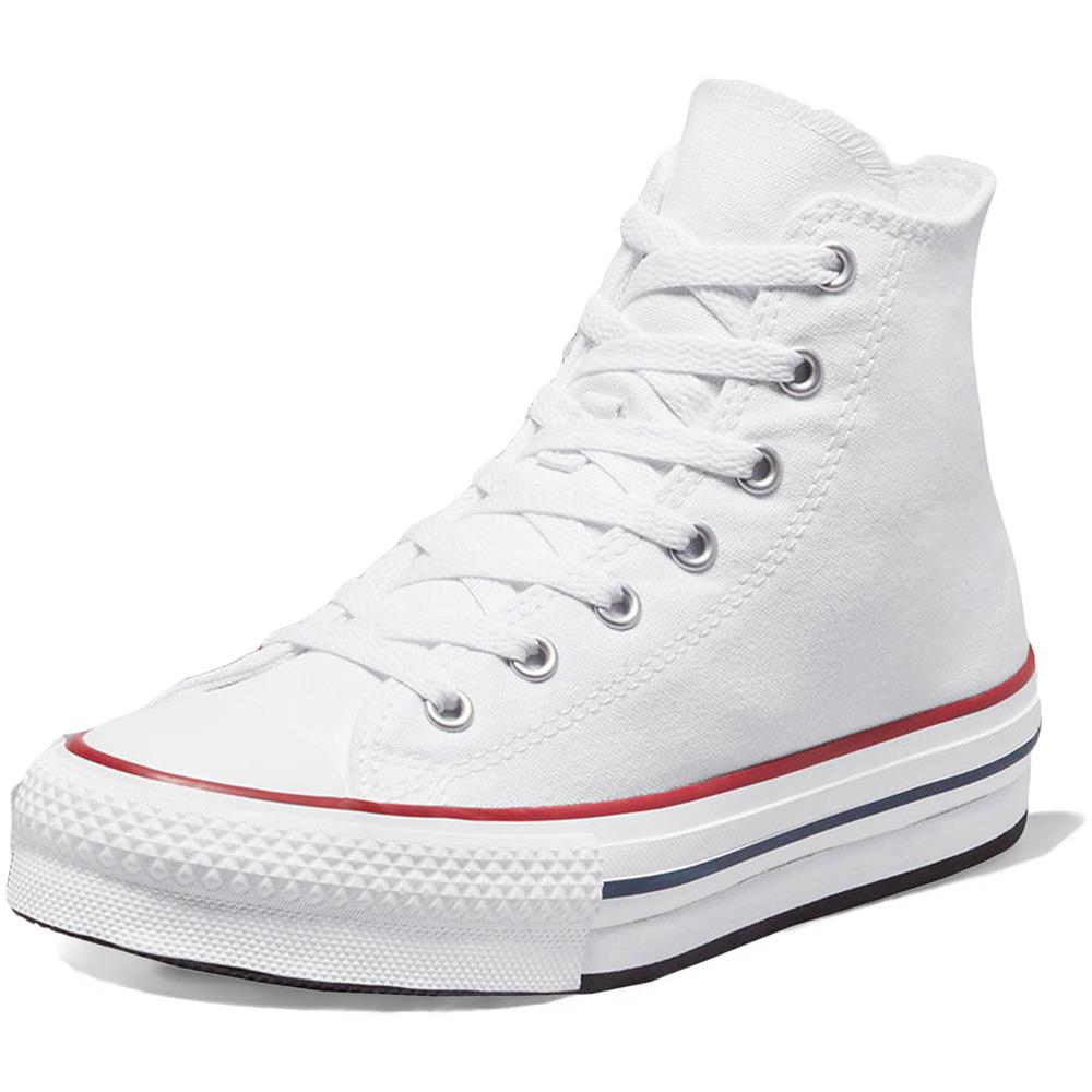 Scarpe Chuck Taylor All Star Eva Lift Platform Hi Taglia 36 Codice 272856c Bianco - Foto 6
