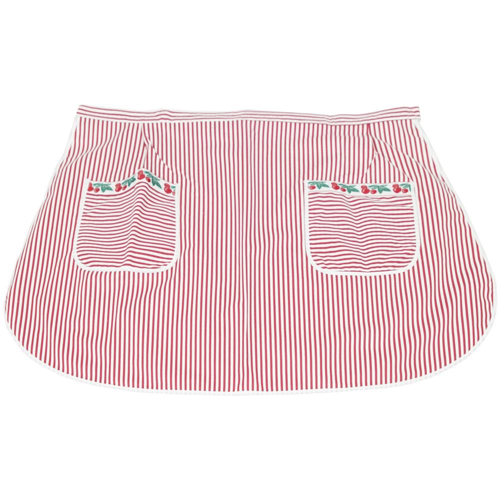 Pack 6 Pezzi Grembiule Cucina Chef Casa Barbecue Con Tasche Disegno Riga Modello Alberica   - Foto 2